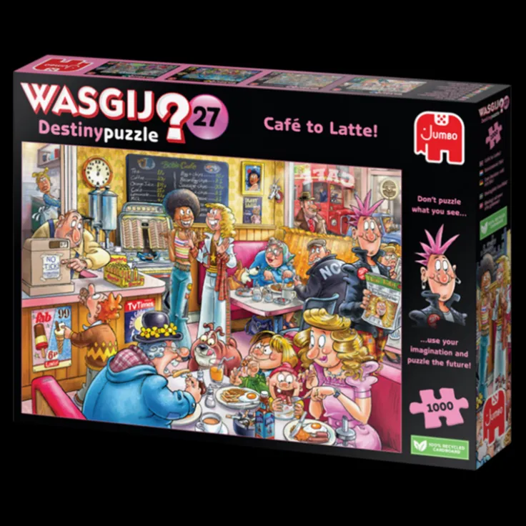 Pussel 1000 bitar Wasgij Destiny 27 Coffee Shop