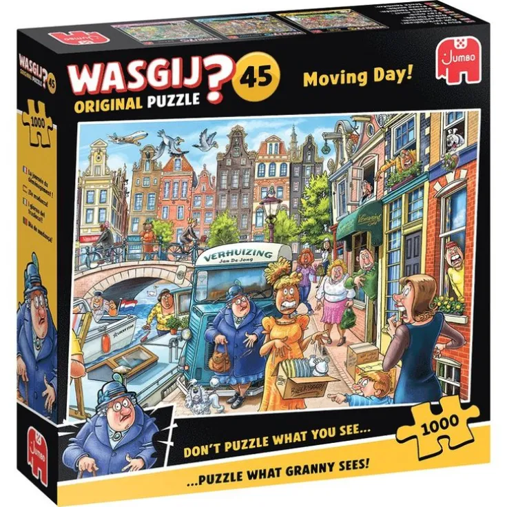 Pussel 1000 bitar Wasgij Original 45 Moving Day