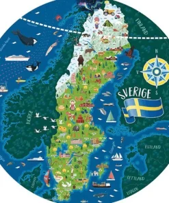 Pussla, lär och upptäck Sverige