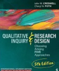 Qualitative Inquiry and Research Design - International Student Edition