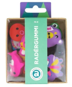 Radergummi djur 15st