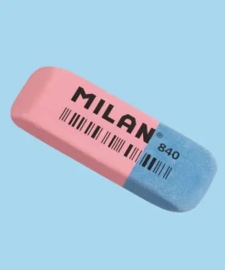 Radergummi Milan 840 rosa/blå
