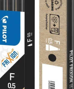 Refill Frixion Ball 0,5 3-pack svart