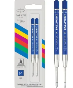 Refill Parker Quinkflow medium 2-pack blå