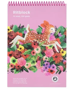 Ritblock A4 Rådjur