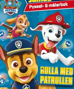 Rulla med Patrullen : pyssel och målarbok