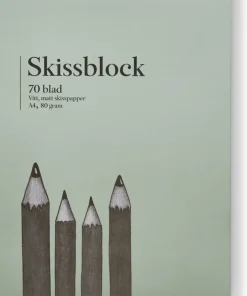 Skissblock A4 80g 70 blad