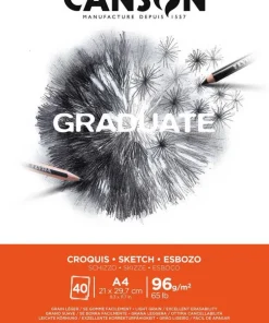 Skissblock A4 Graduate 96g 40 blad