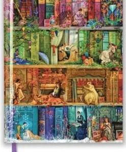 Skissbok 28x21cm - A Stitch in Time Bookshelf