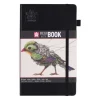 Skissbok 13x21cm Sakura vitt papper