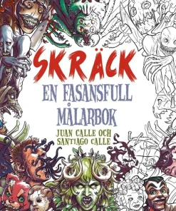 Skräck - En fasansfull målarbok