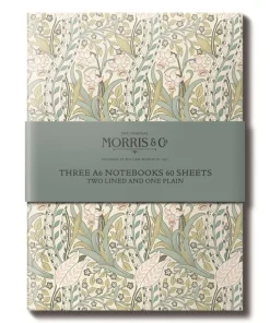 Skrivhäfte A6 3-pack - William Morris