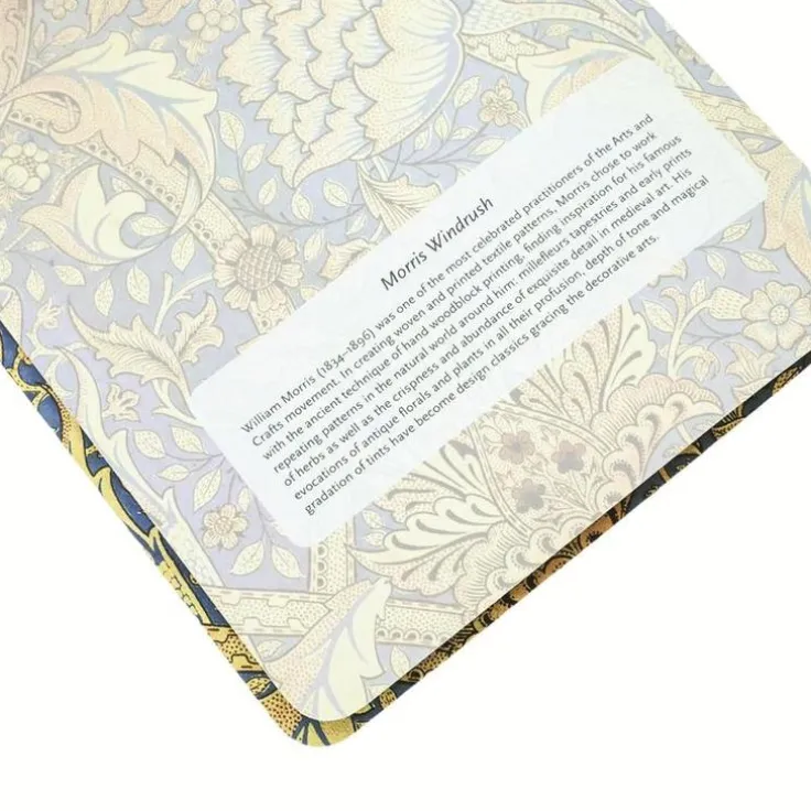 Skrivhäfte Paperblanks A5 linjerad - William Morris Windrush