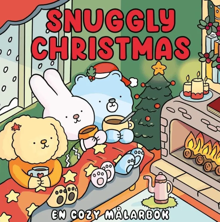 Snuggly Christmas. En cozy målarbok