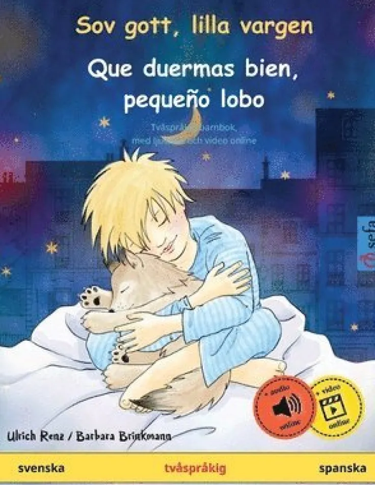 Sov gott, lilla vargen - Que duermas bien, pequeño lobo (svenska - spanska)