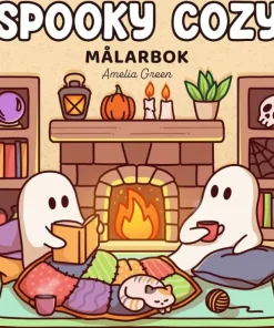 Spooky Cozy målarbok
