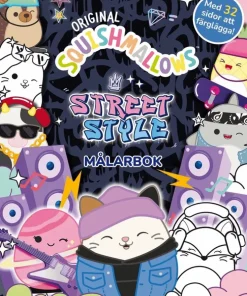 Squishmallows: Street Style målarbok