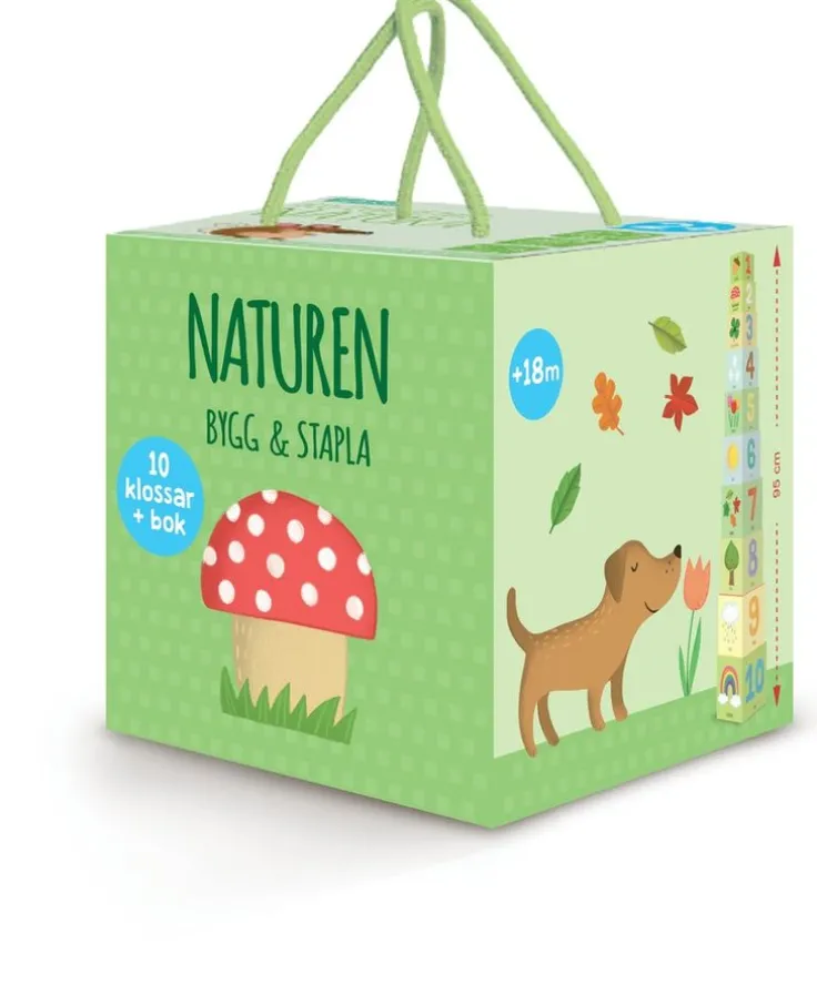 Stapelklossar & bok - Naturen