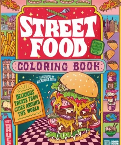 Street Food Coloring Book