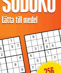 Sudoku : lätta till medel, 256 utmaningar