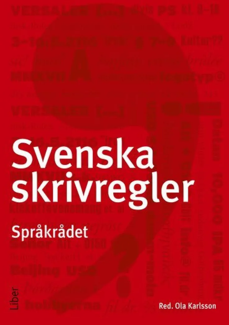 Svenska skrivregler