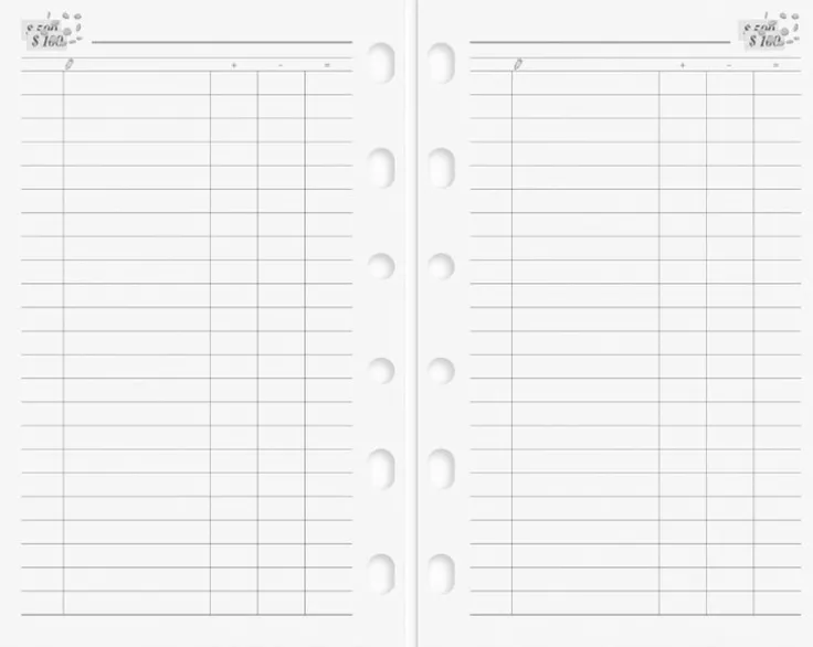 Systemkalender Compact konstläder svart