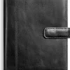 Systemkalender Compact skinn svart