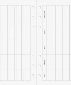 Systemkalender Regent skinn brun