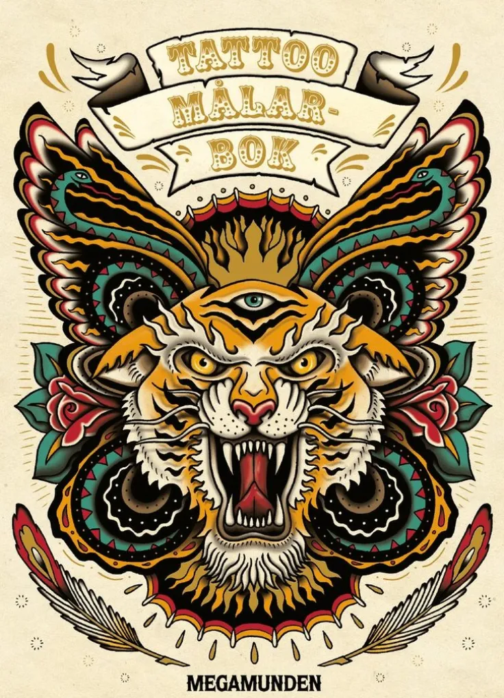 Tattoo : målarbok
