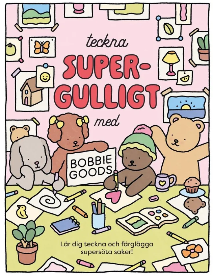 Teckna supergulligt med Bobbie Goods. Lär dig teckna och färglägga supersöta saker