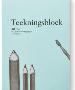 Teckningsblock A4 170g 40 blad