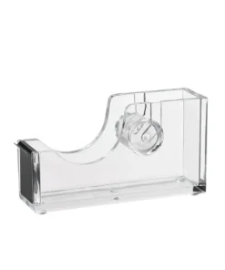 Tejphållare akryl transparent svart