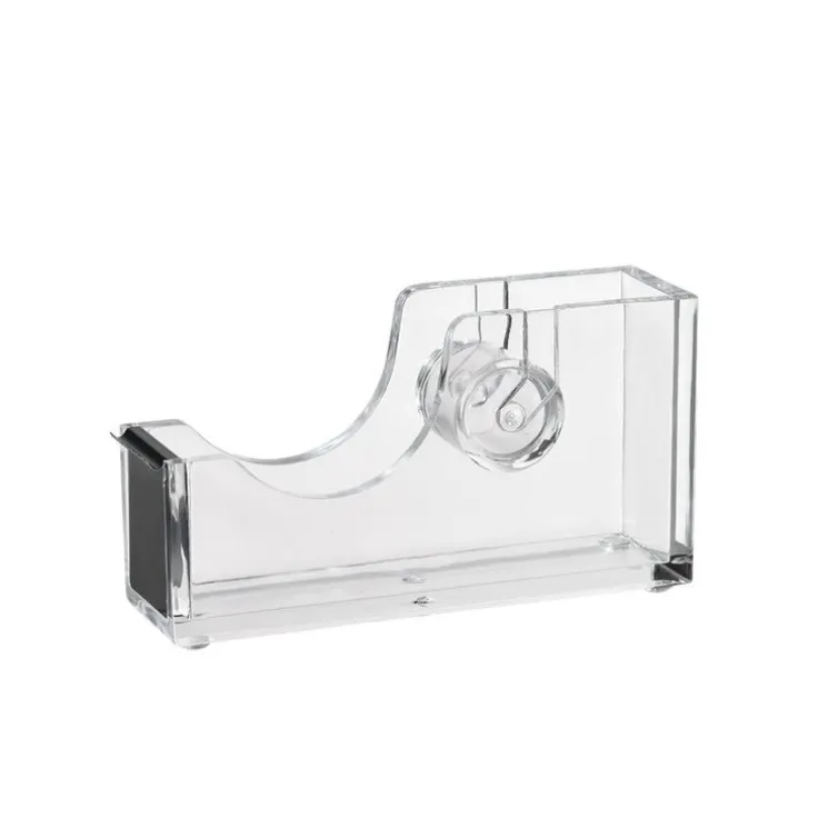 Tejphållare akryl transparent svart