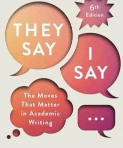 They Say / I Say