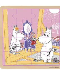 Träpussel 16 bitar Moomin Construction Fun