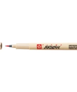 Tuschpenna Pigma Brush röd