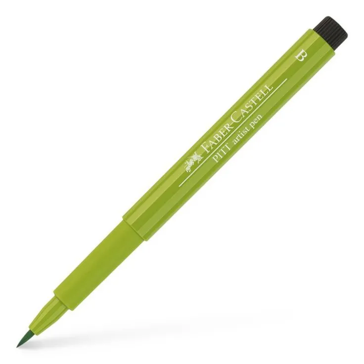 Tuschpenna PITT Artist Pen B majgrön