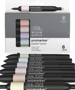 Tuschpenna Promarker 6 Pastel tones