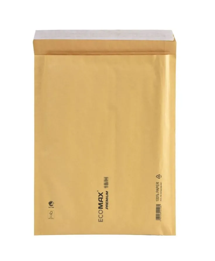 Vadderade kuvert 17/G 230x340 Ecomax brun