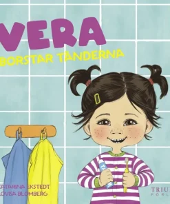 Vera borstar tänderna