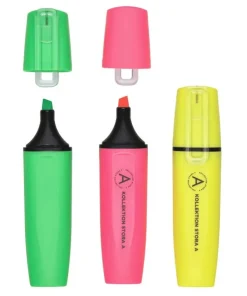 Överstrykningspenna neon 4-pack