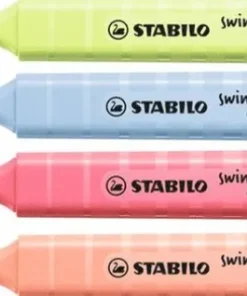 Överstrykningspenna Stabilo Swing Cool pastell 4 färger