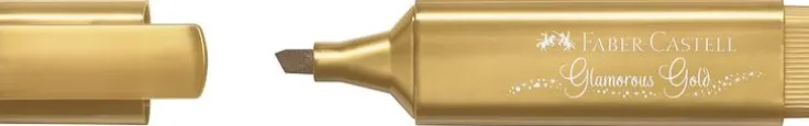 Överstrykningspenna Textliner 46 Metallic guld