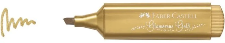 Överstrykningspenna Textliner 46 Metallic guld