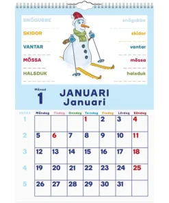 Väggkalender 2026 Barnens Almanacka