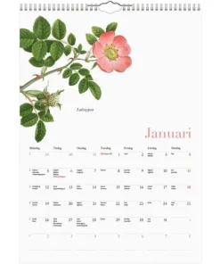 Väggkalender 2026 Blomster A4