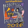 Väggkalender 2026 Carl Johan De Geer : Modernistens almanacka