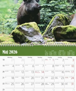 Väggkalender 2026 Jaktkalender