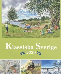 Väggkalender 2026 Klassiska Sverige