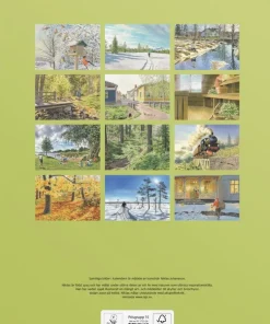 Väggkalender 2026 Klassiska Sverige